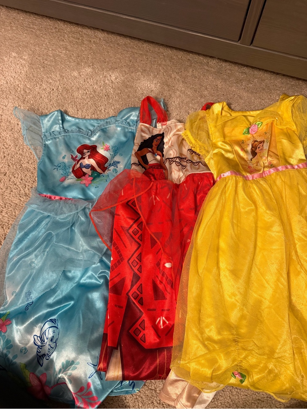 Disney Princess pajama dresses